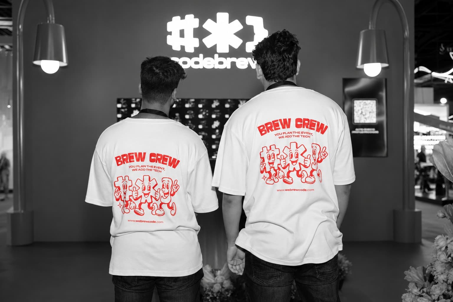 The Codebrew crew at an event